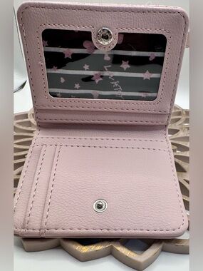 Betsey Johnson Luv Betsey Light Pink Heart-Embossed Bifold Wallet